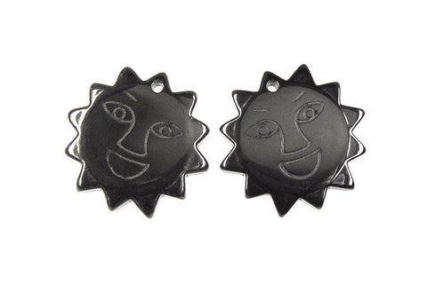 Pendant Hematite Sun