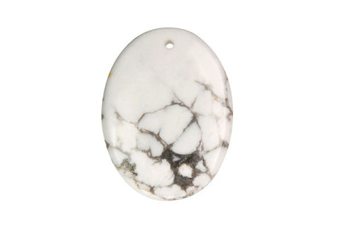 Pendant Howlite Flat Oval