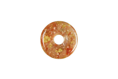 Pendant Unakite Donut