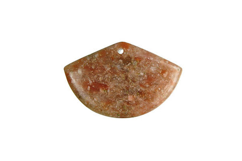 Pendant Unakite Fan