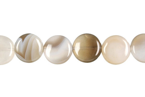 Botswana Agate Button Beads