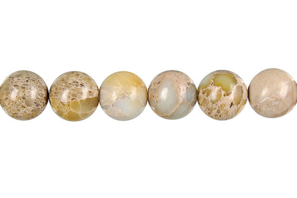 Aqua Terra Jasper Round Beads