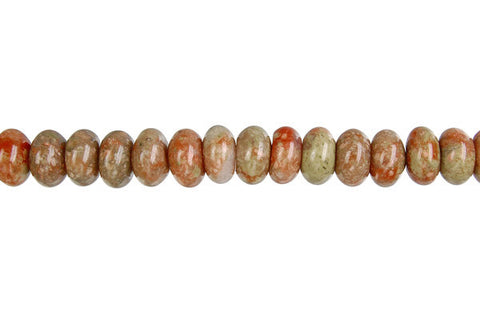 Unakite Rondelle Beads