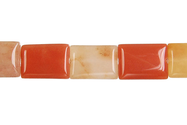 Oregon Picture Jasper Flat Rectangle Beads