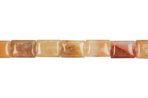 Oregon Picture Jasper Flat Rectangle Beads