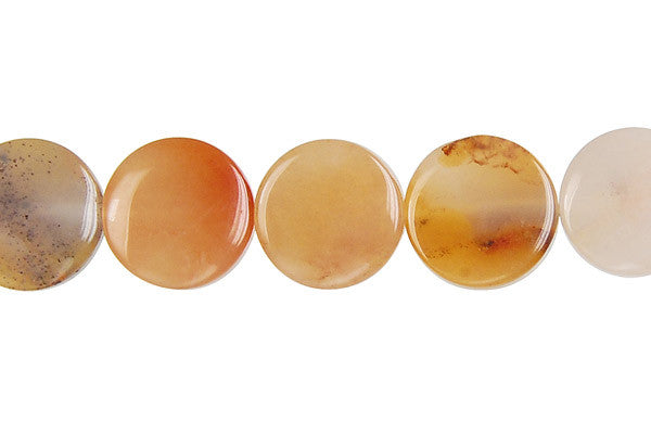 Oregon Picture Jasper Coin Beads