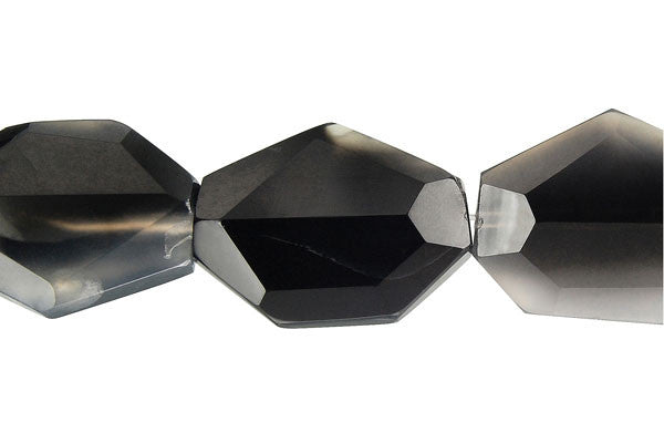 Black Onyx Slab (B) Beads