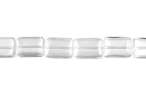 Rock Crystal Flat Rectangle (B) Beads