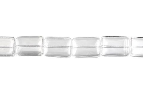 Rock Crystal Flat Rectangle (B) Beads
