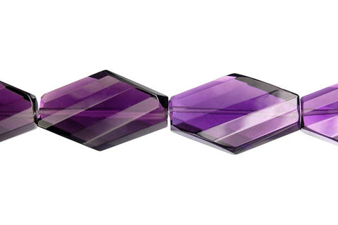 Amethyst Quartz Twisted Diamond