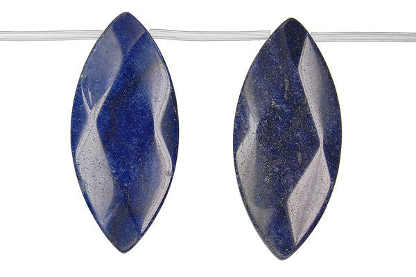 Pendant Blue Aventurine Faceted Marquise