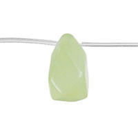 Pendant New Jade Faceted Briolette