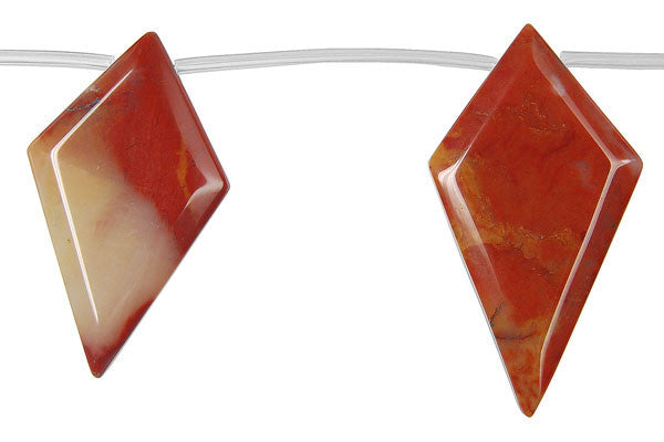 Pendant Oregon Picture Jasper Diamond Briolette