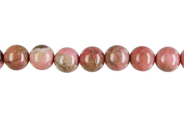 Rhodonite Round (B) Beads
