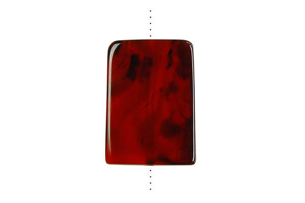 Pendant Zebra Onyx Flat Rectangle (Vertical Drilled)