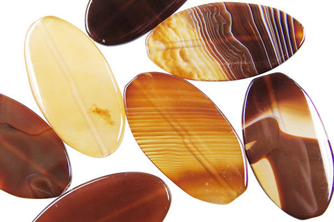 Pendant Sardonyx (Coffee) Flat Rice