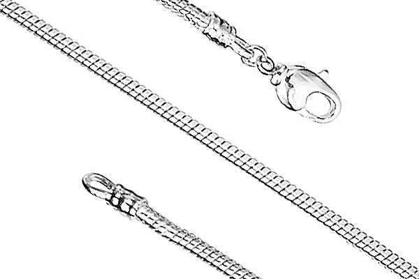 Pandora Style Bracelet, Silver-Plated with Oval Clasp, 3mm