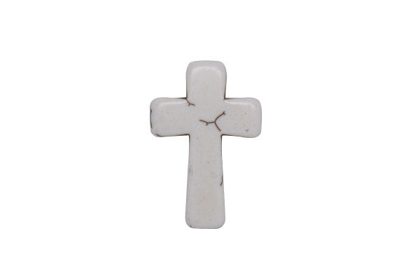 Howlite (Gray Matrix) Cross Style 2