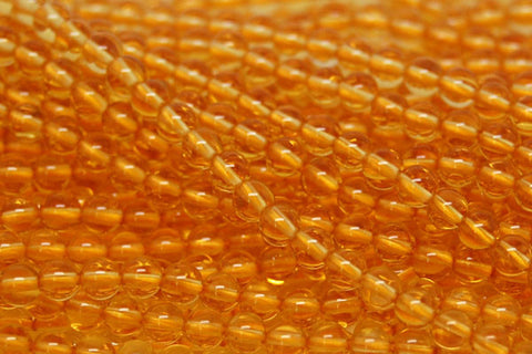 Citrine Round Beads