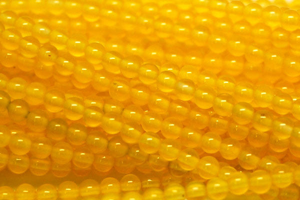 Agate (Citrine) Round Beads