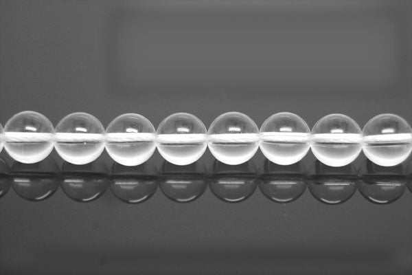 Rock Crystal Round (A) Beads