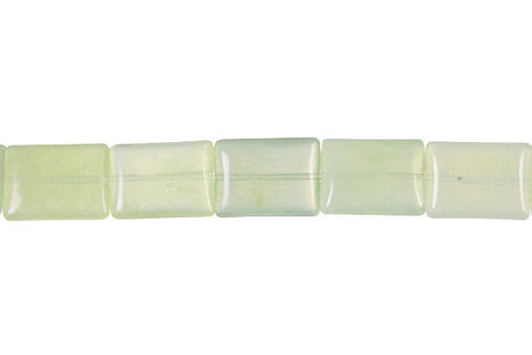 New Jade Puffy Rectangle Beads