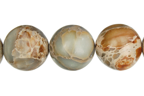 Aqua Terra Jasper Round Beads