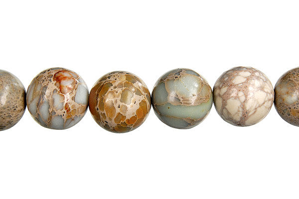 Aqua Terra Jasper Round Beads