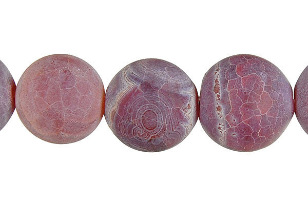 Matta Fire Agate Round (Red) Beads
