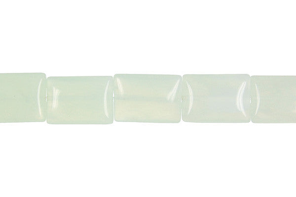 New Jade Puffy Rectangle (Light) Beads