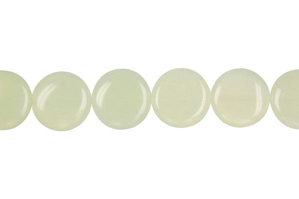 New Jade Coin (Light) Beads