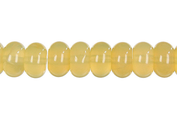 Yellow Opal Rondelle (Light A) Beads