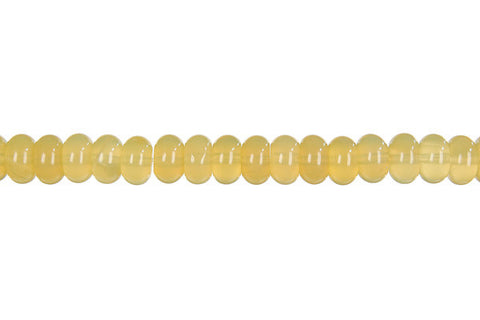 Yellow Opal Rondelle (Light A) Beads