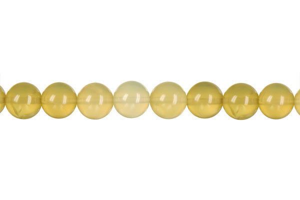 Yellow Opal Round (Light A) Beads