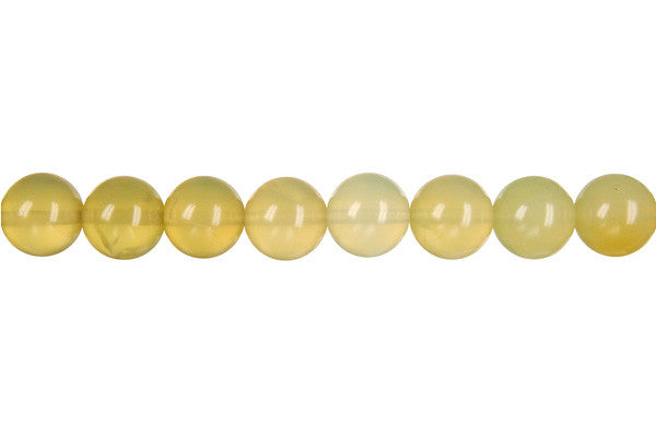 Yellow Opal Round (Light A) Beads