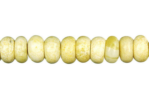 Lemon Jade Rondelle Beads