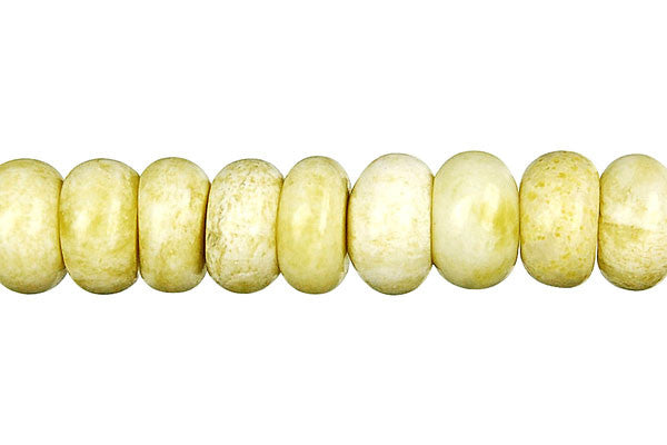 Lemon Jade Rondelle Beads