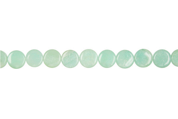 Amazonite Coin (Light) Beads