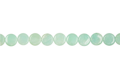 Amazonite Coin (Light) Beads