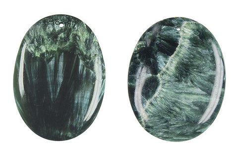 Pendant Seraphnite Flat Oval
