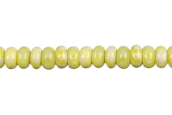 Lemon Jade Rondelle (A) Beads