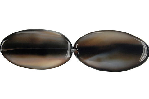 Opalite Onyx Flat Rice Beads