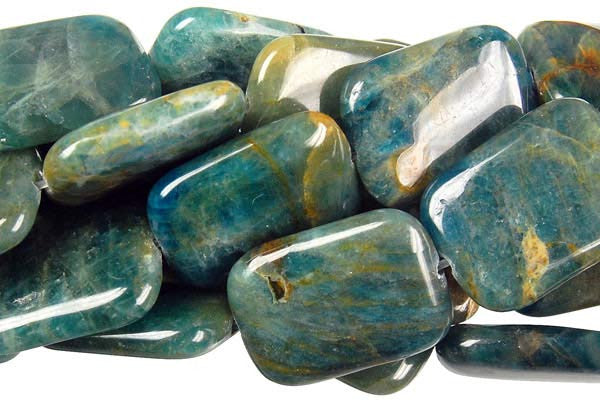 Apatite Flat Rectangle (B) Beads