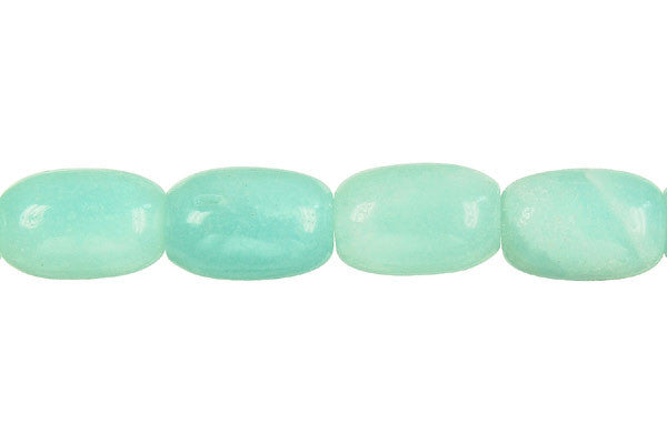 Amazonite Drum (Light) Beads