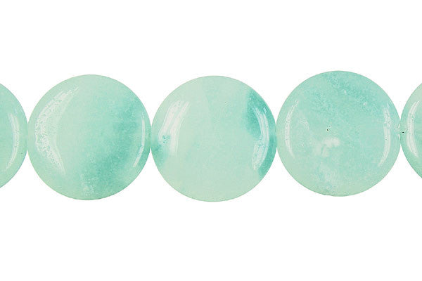 Amazonite Coin (Light) Beads