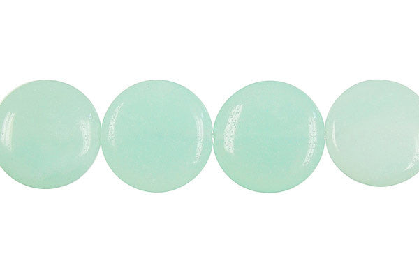 Amazonite Coin (Light) Beads