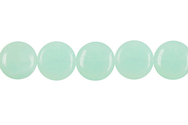 Amazonite Coin (Light) Beads