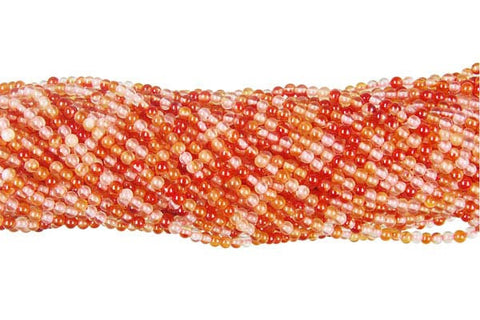 Red Agate Round Beads