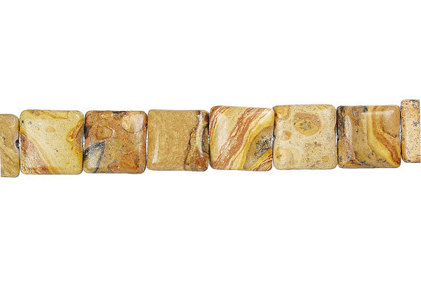 New Picture Jasper Square Beads