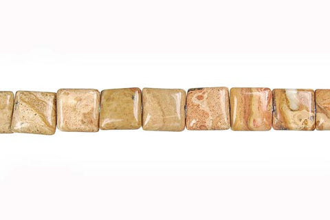 New Picture Jasper Square Beads